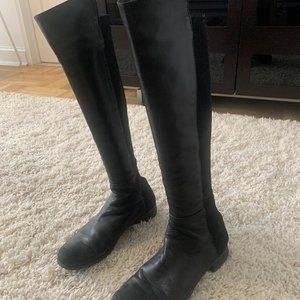 Stuart Weitzman Over the Knee Boots in Leather